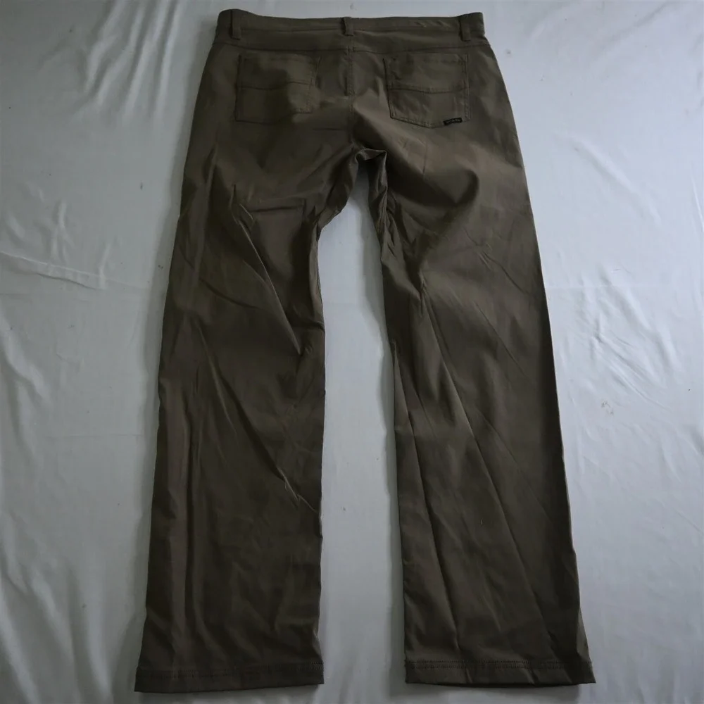 prAna 38x32 Brown‎ Performance M4BN34312 Brion Stretch Slim Mens Outdoor Pants